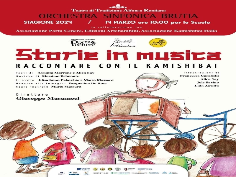 Kamishibai al teatro Rendano